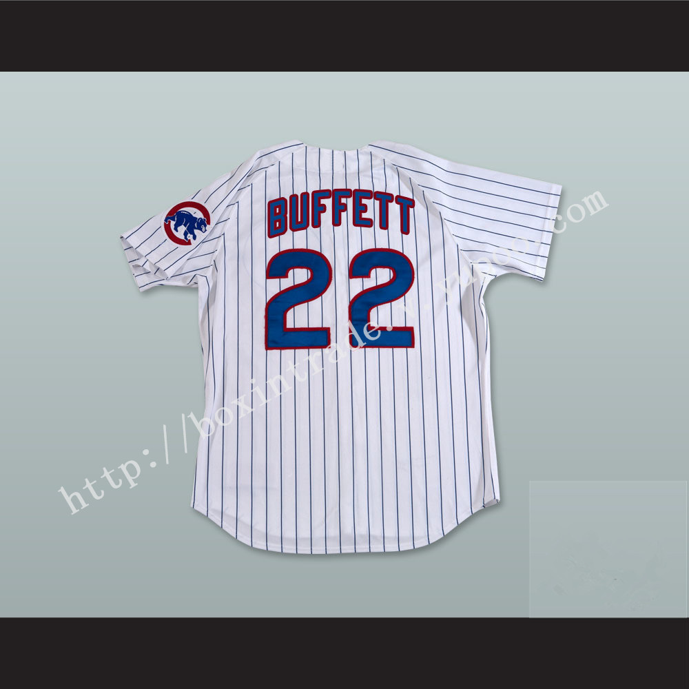 Jimmy Buffett Concert Pinstriped Baseball Jersey Includes Patch