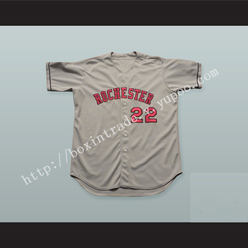 Denard Span 22 Rochester Red Wings Gray Baseball Jersey