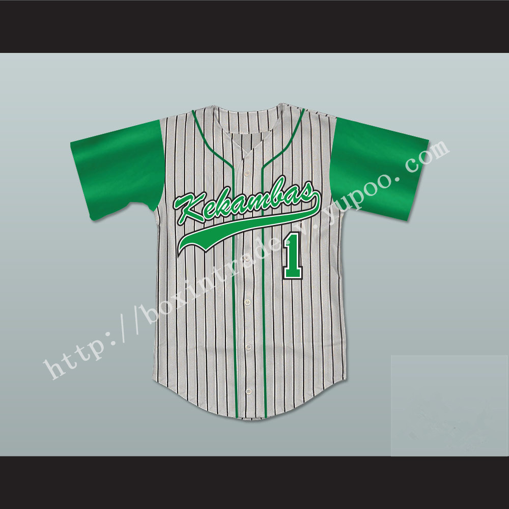 DeWayne Warren Jarius 'G-Baby' Evans Kekambas Baseball Jersey Hardball