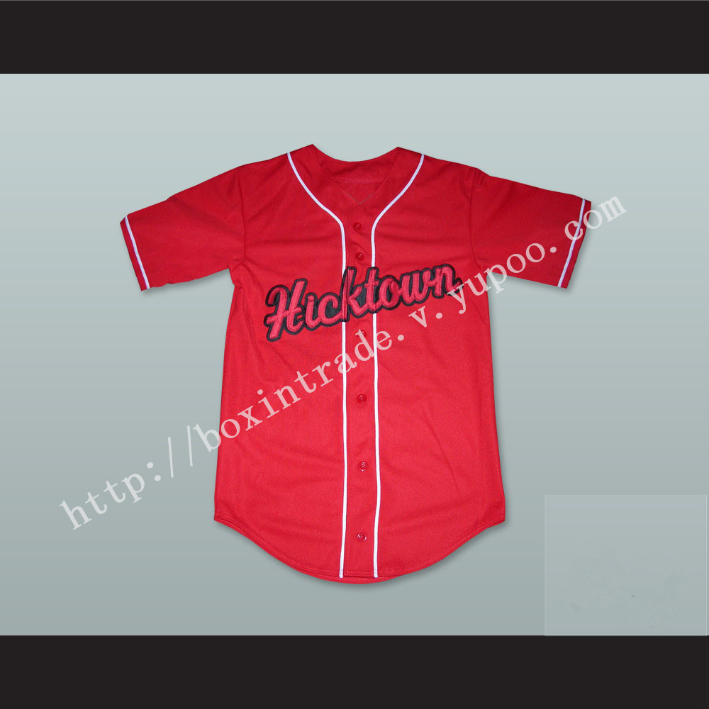 Hicktown 12 Red Baseball Jersey