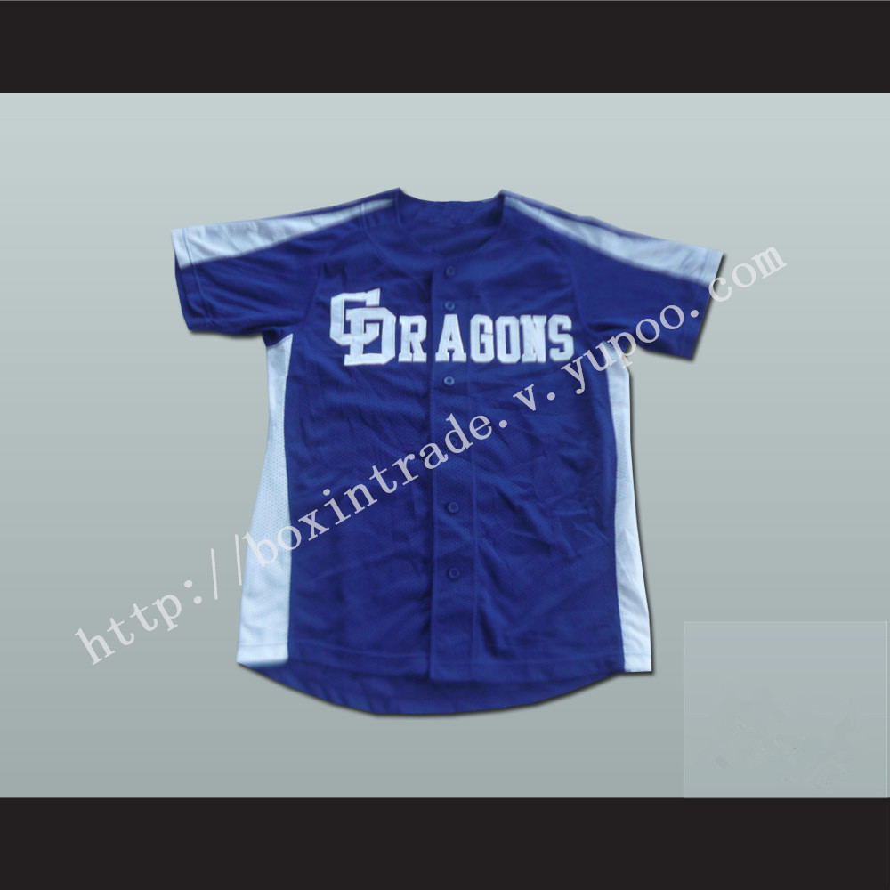 Chunichi Dragons Jack Elliot Mr. Baseball Movie Jersey NEW Stitch Sewn