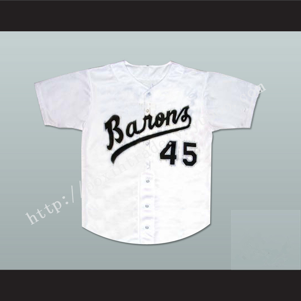 Michael Jordan 45 Birmingham Barons Baseball Jersey White