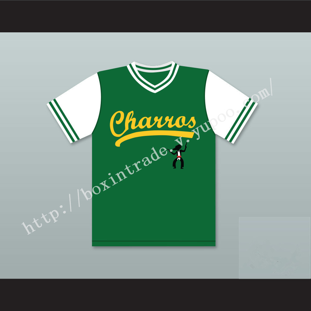 Danny McBride Kenny Powers 55 Charros Home Baseball Jersey Eastbound & Down