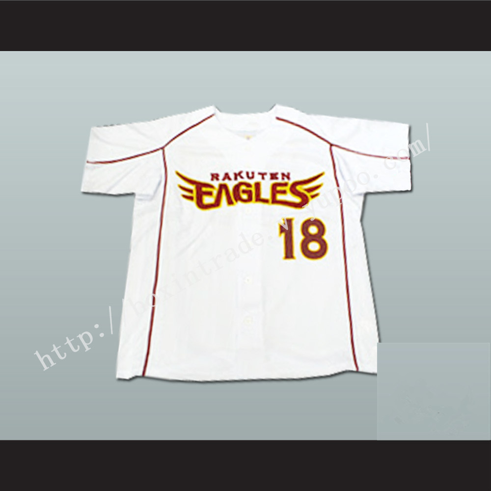 Masahiro Tanaka Tohoku Rakuten Golden Eagles Baseball Jersey NY Pitcher