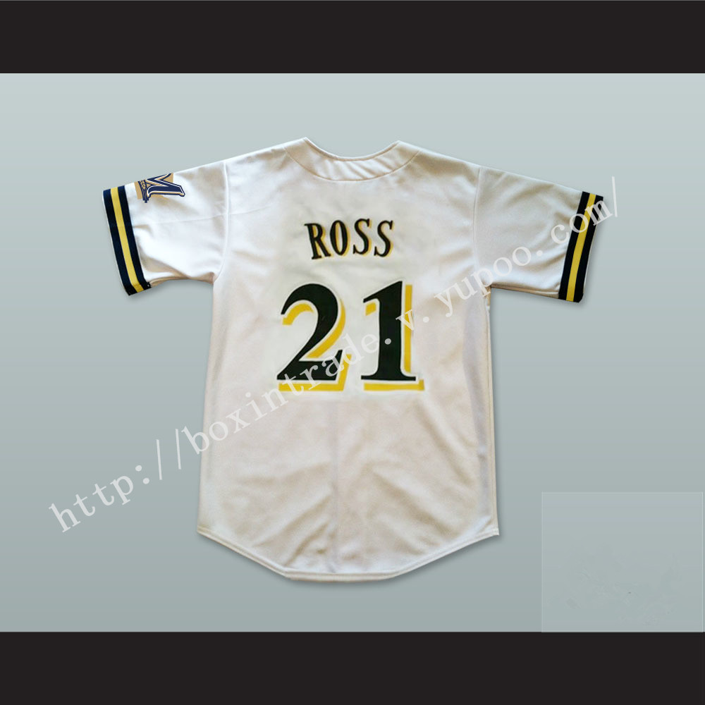 Bernie Mac Stan Ross 21 Pro Career White Baseball Jersey Mr 3000