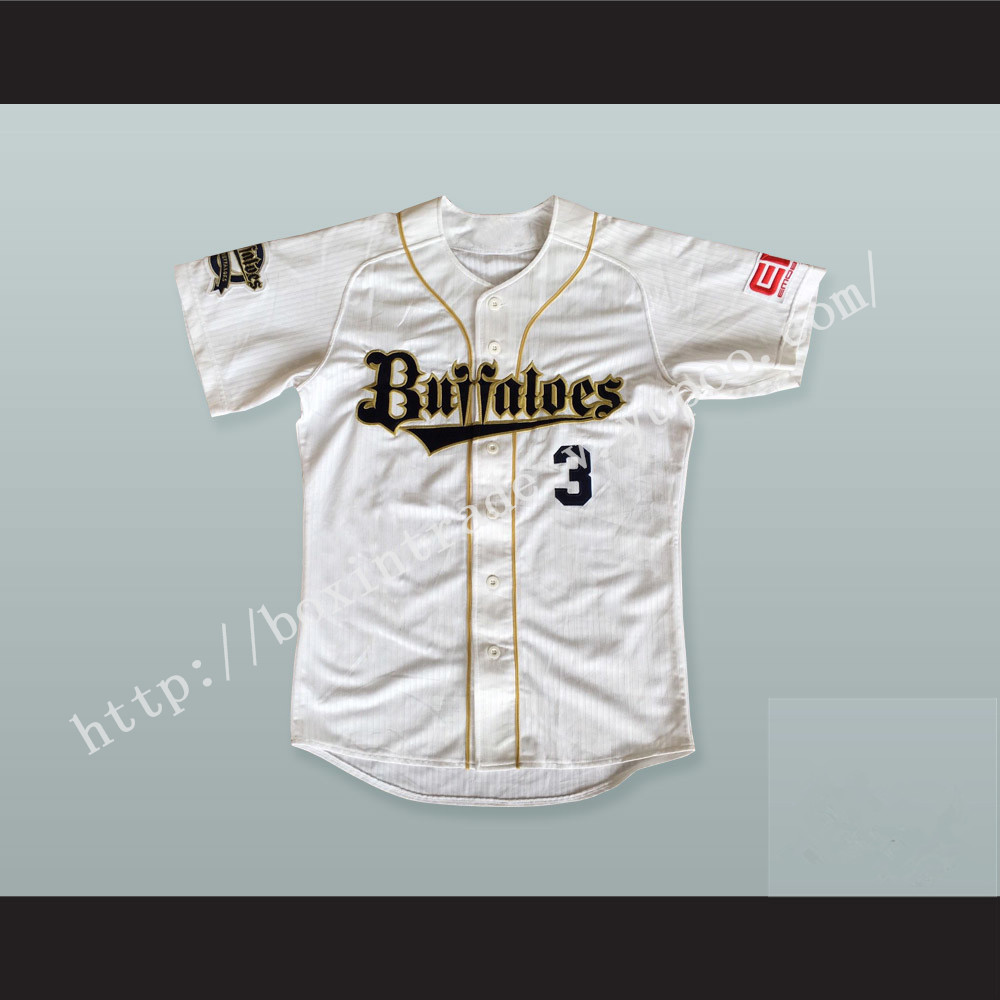 Lee S.Y. 3 Orix Buffaloes Baseball Jersey with Patches