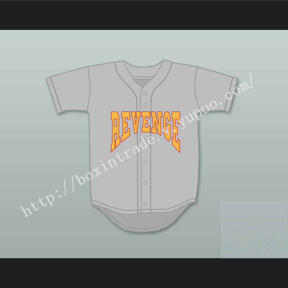 Drake Summer Sixteen Revenge Gray Baseball Jersey