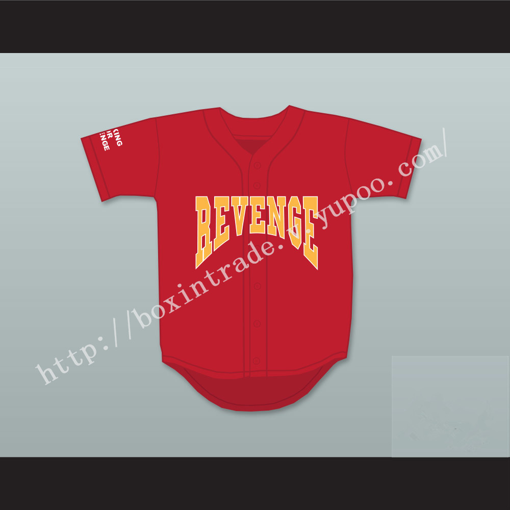 Drake Summer Sixteen Revenge Looking For Revenge Red Baseball Jersey