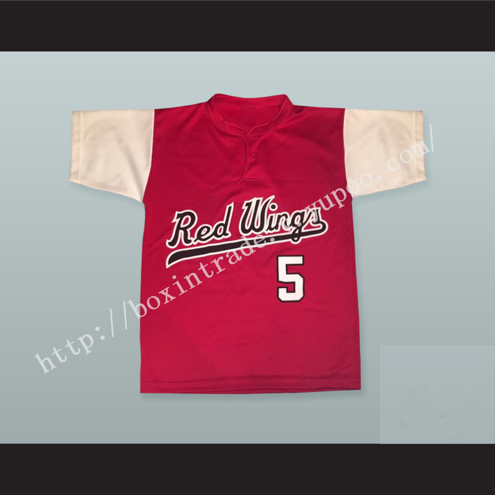 Cal Ripken Jr. 5 Rochester Red Wings Red Baseball Jersey