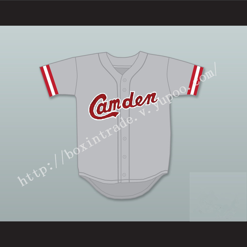 Rudy 13 Camden Braves Gray Baseball Jersey Brewster's Millions