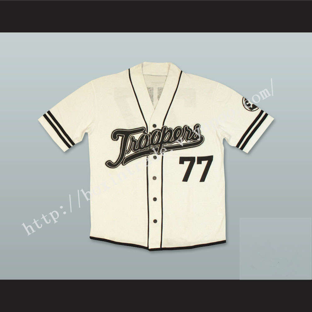 Storm-Troopers 77 White Baseball Jersey