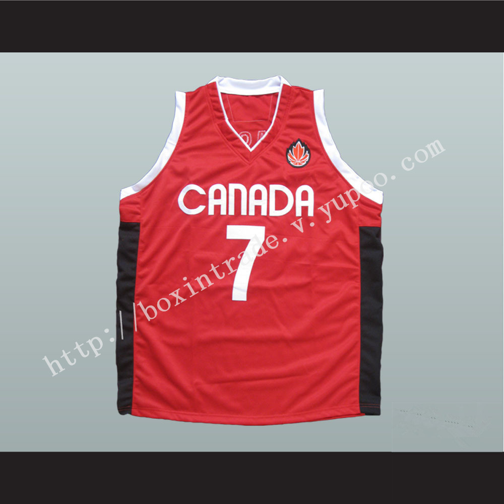 Steve Nash Canada Basketball Jersey Red