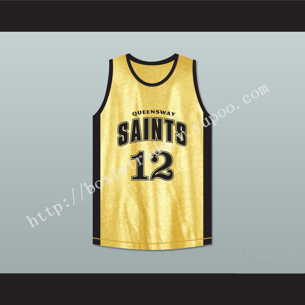 Stephen Curry 12 Queensway Christian College Saints Basketball Jersey