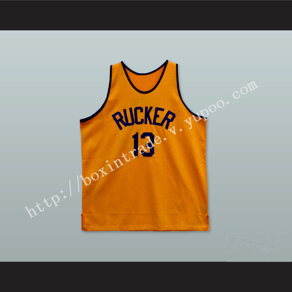 1946 Rucker Park NYC 13 Orange Basketball Jersey