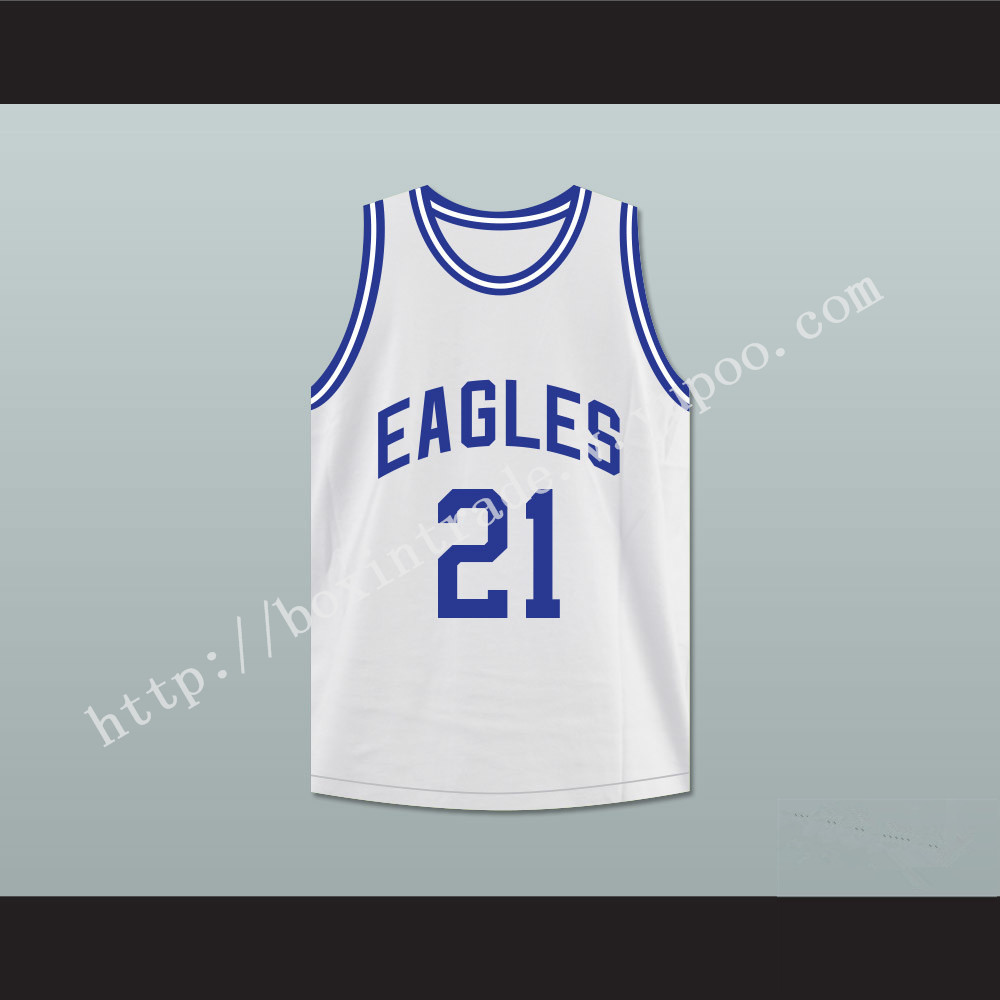 Rapper Tauheed Epps 2 Chainz 21 North Clayton High School Eagles White Basketball Jersey