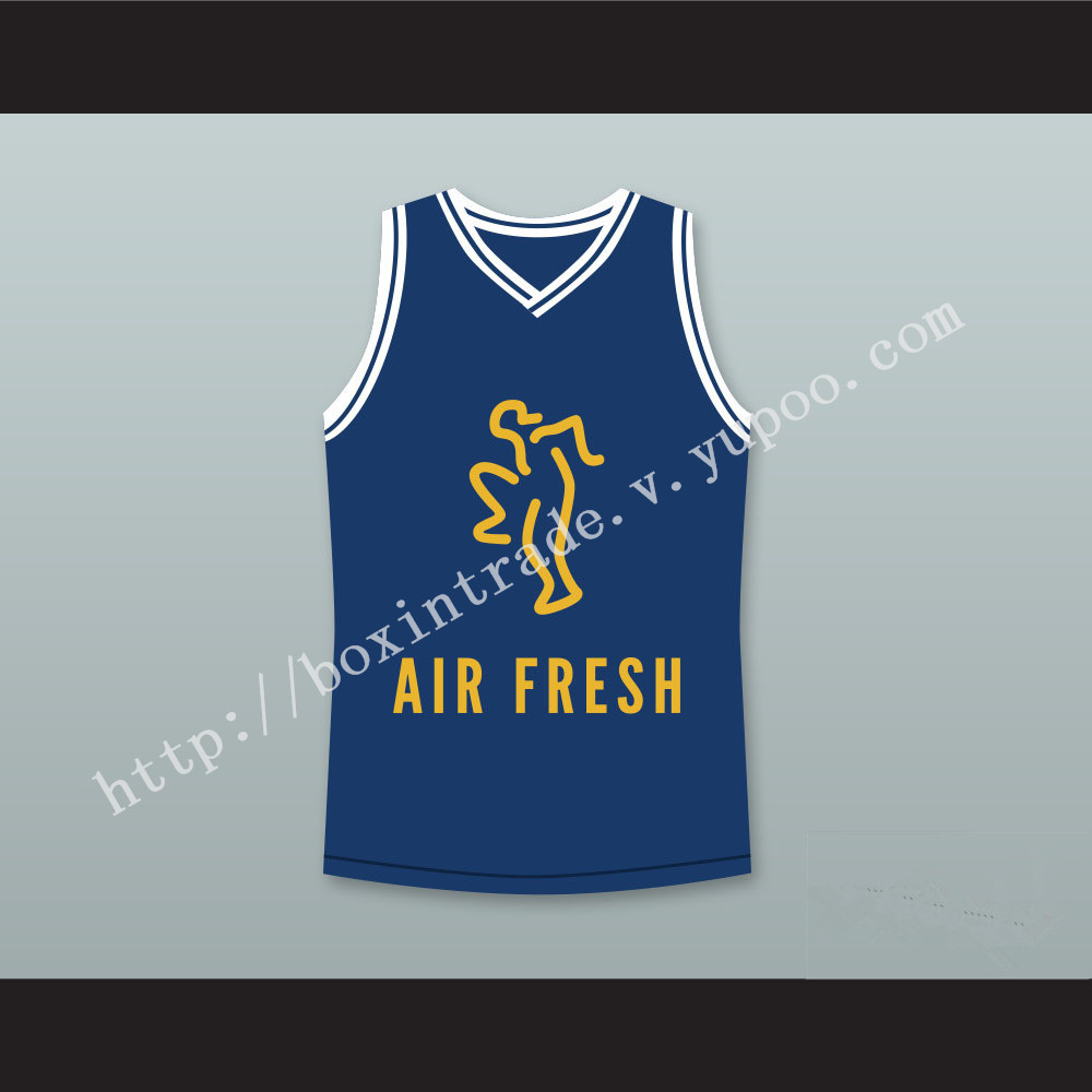 The Fresh Prince of Bel-Air Will Smith 14 Air Fresh Blue Basketball Jersey Dream