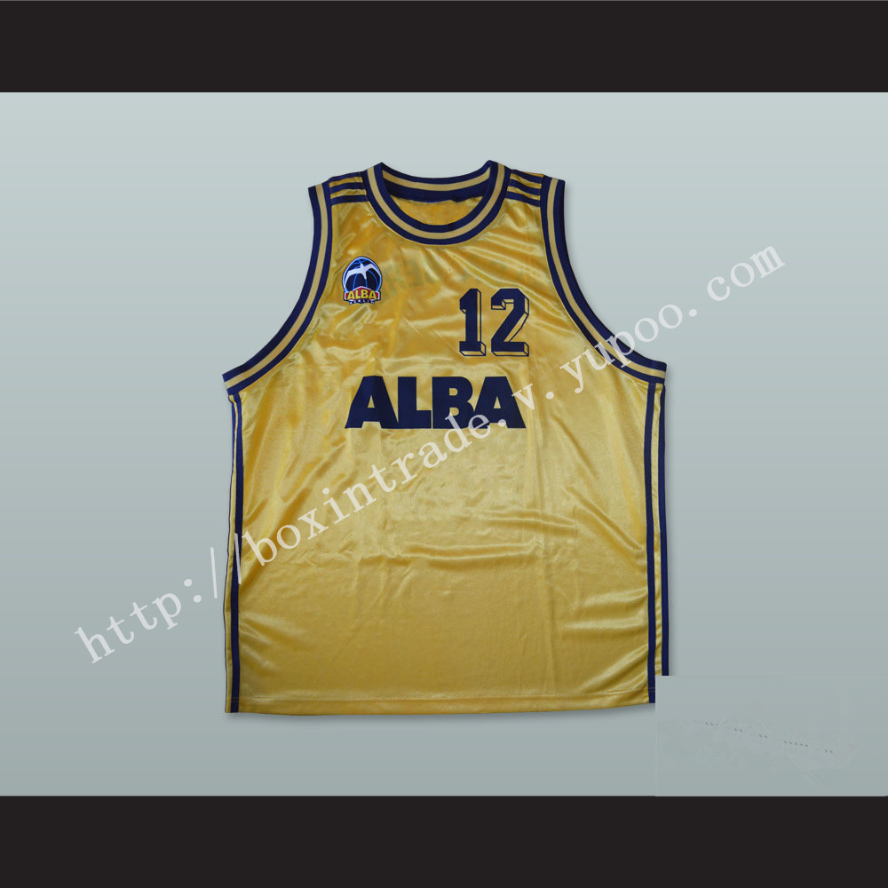 Wendell Alexis 12 Alba Berlin Basketball Jersey