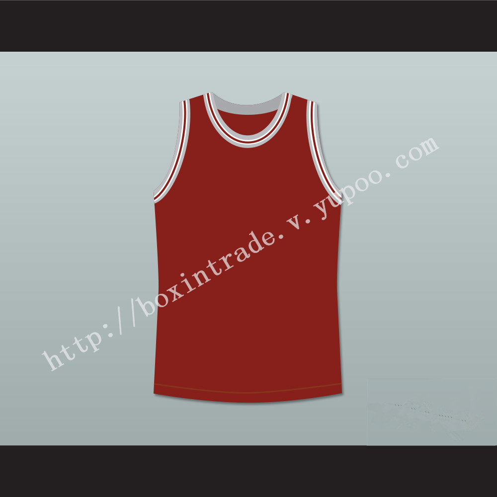 Philip Seymour Hoffman Sandy Lyle Along Came Polly Dark Red Basketball Jersey