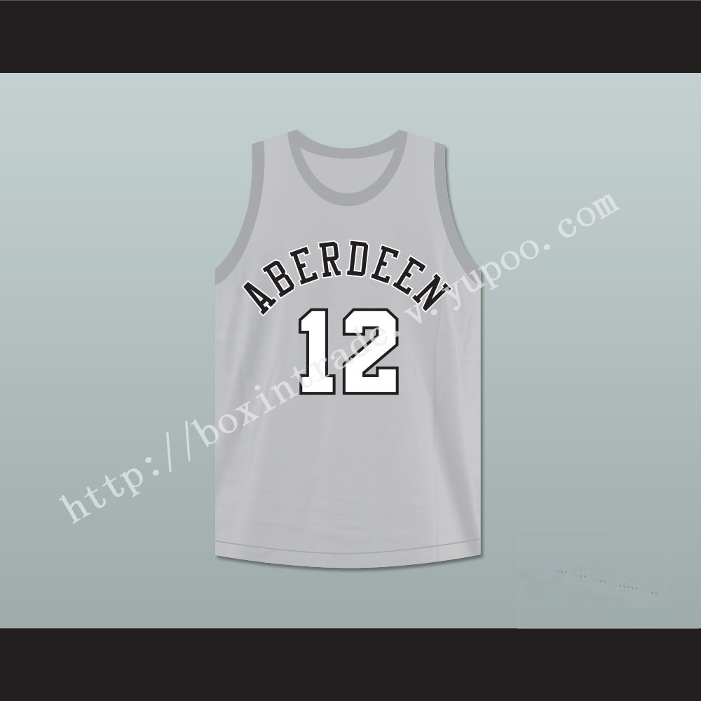 Allen Iverson 12 Aberdeen Elementary School Basketball Jersey