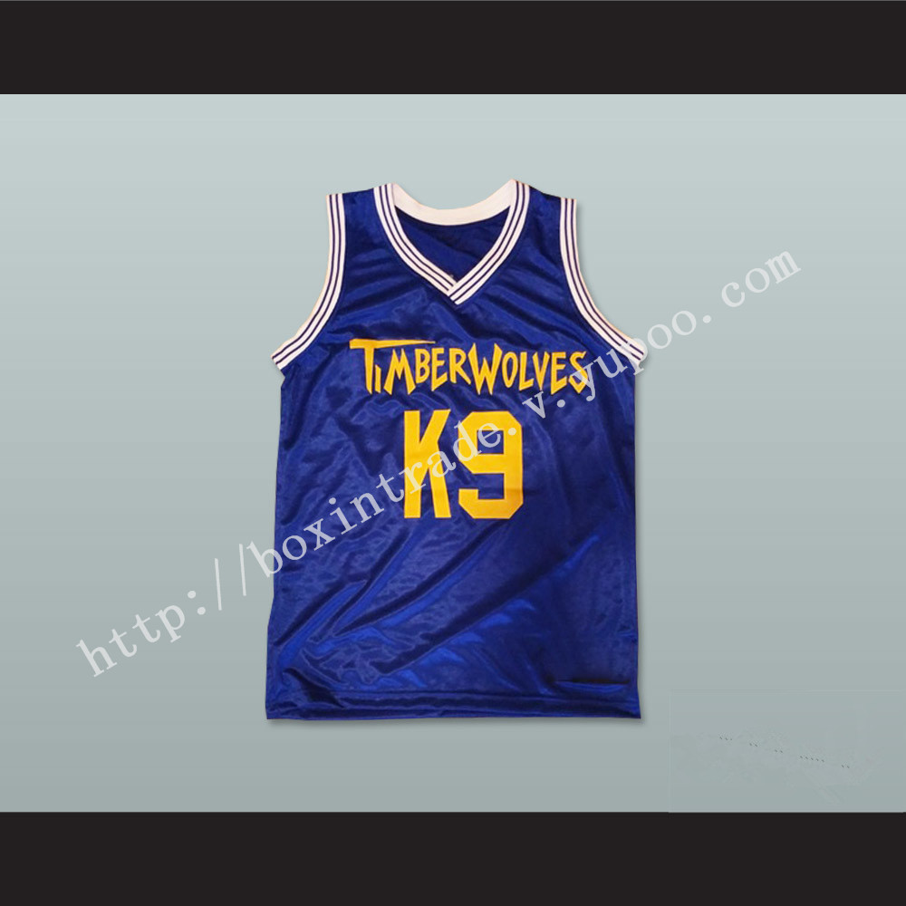 Air Bud K9 Timberwolves Blue Basketball Jersey