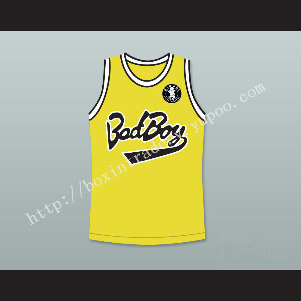 Biggie Smalls 10 Bad Boy Basketball Jersey with Patch