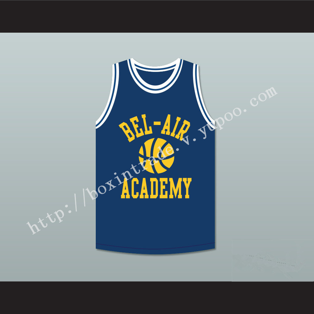 Bel-Air Academy Blue Practice Basketball Jersey