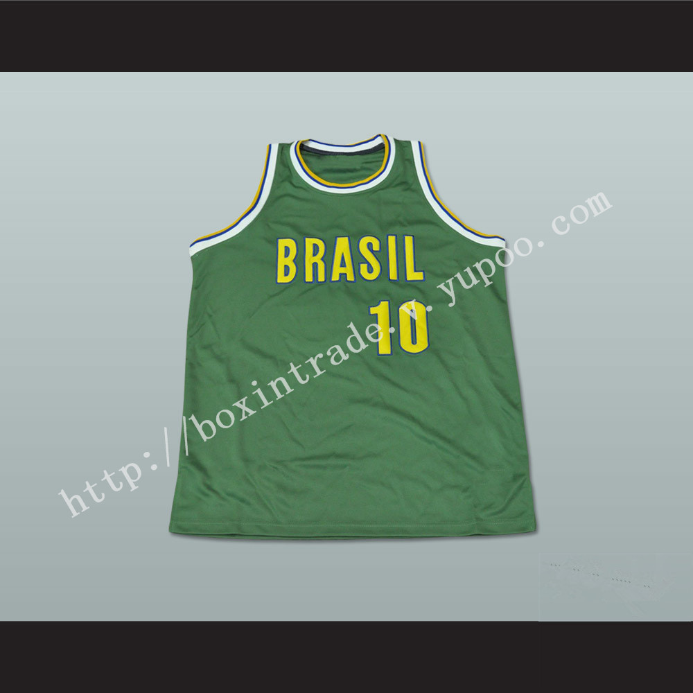 Brasil National Team Basketball Jersey Any Number Stitch Sewn