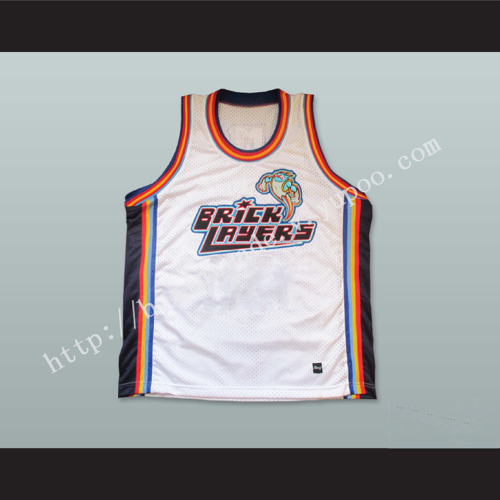 Blank Bricklayers Basketball Jersey Sixth Annual Rock N' Jock B-Ball Jam 1996