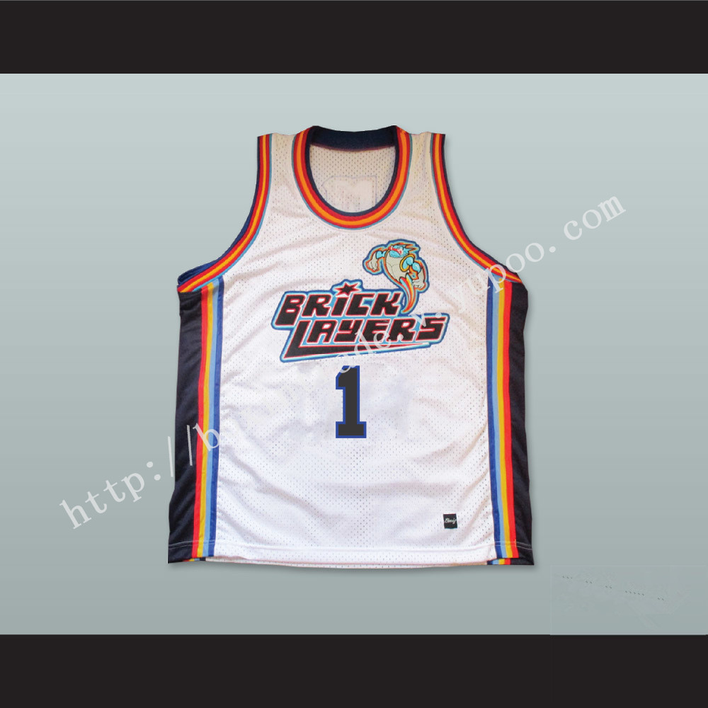 Coach Dean Cain 1 Bricklayers Basketball Jersey Sixth Annual Rock N' Jock B-Ball Jam 1996