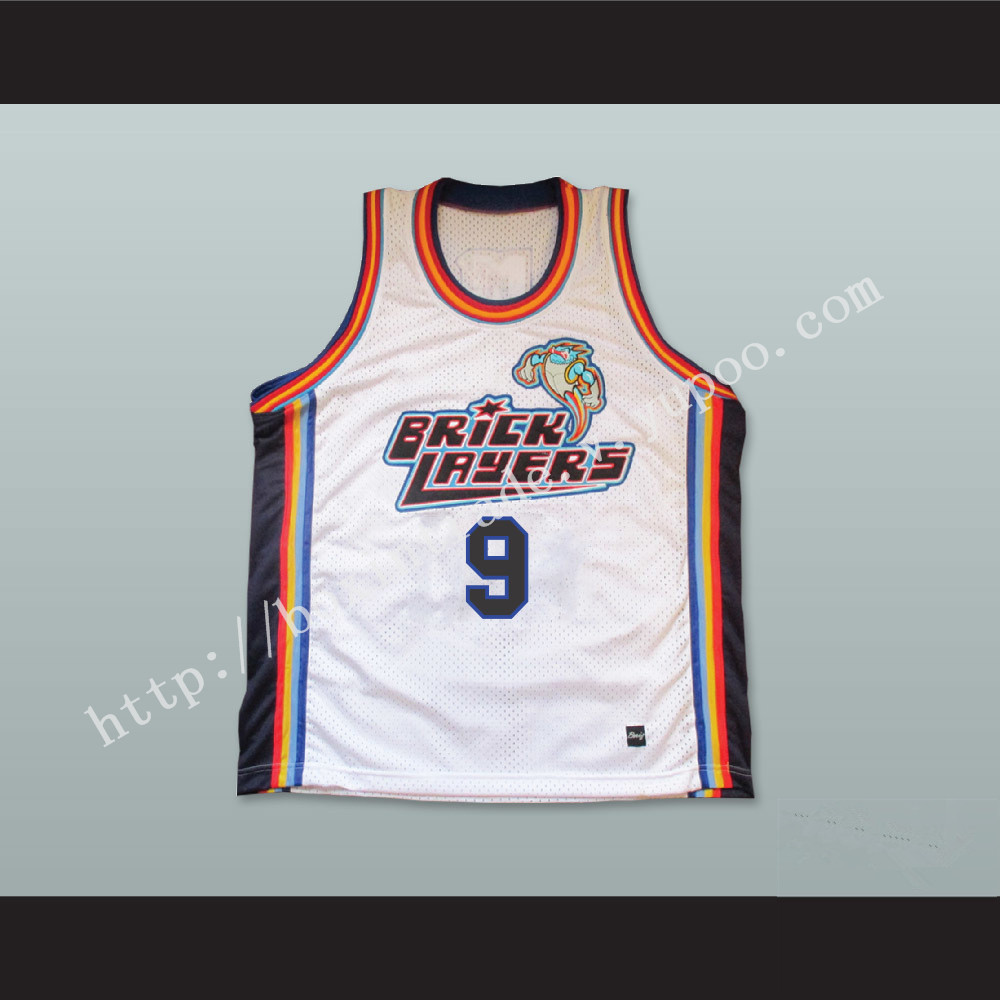 Da Brat 9 Bricklayers Basketball Jersey Sixth Annual Rock N' Jock B-Ball Jam 1996