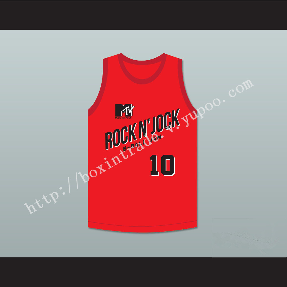 Michael Bivins Biv 10 Bricklayers Basketball Jersey Second Annual Rock N' Jock B-Ball Jam 1992