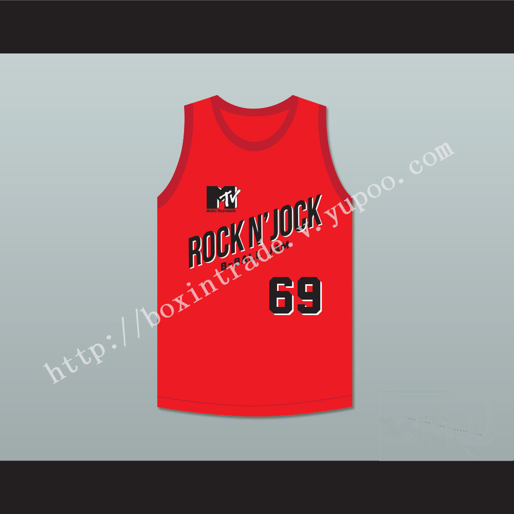 Flea 69 Bricklayers Basketball Jersey Second Annual Rock N' Jock B-Ball Jam 1992