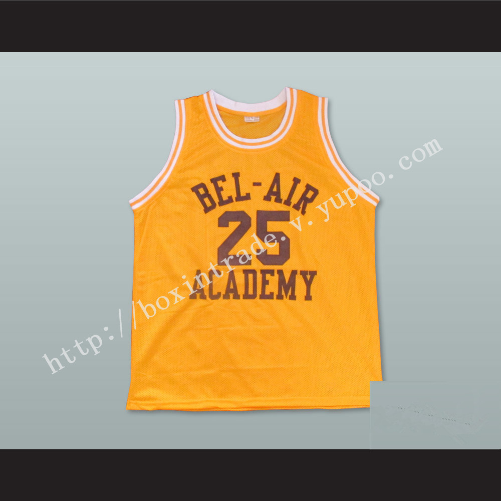 The Fresh Prince of Bel-Air Alfonso Ribeiro Carlton Banks Bel-Air Academy Home Basketball Jersey