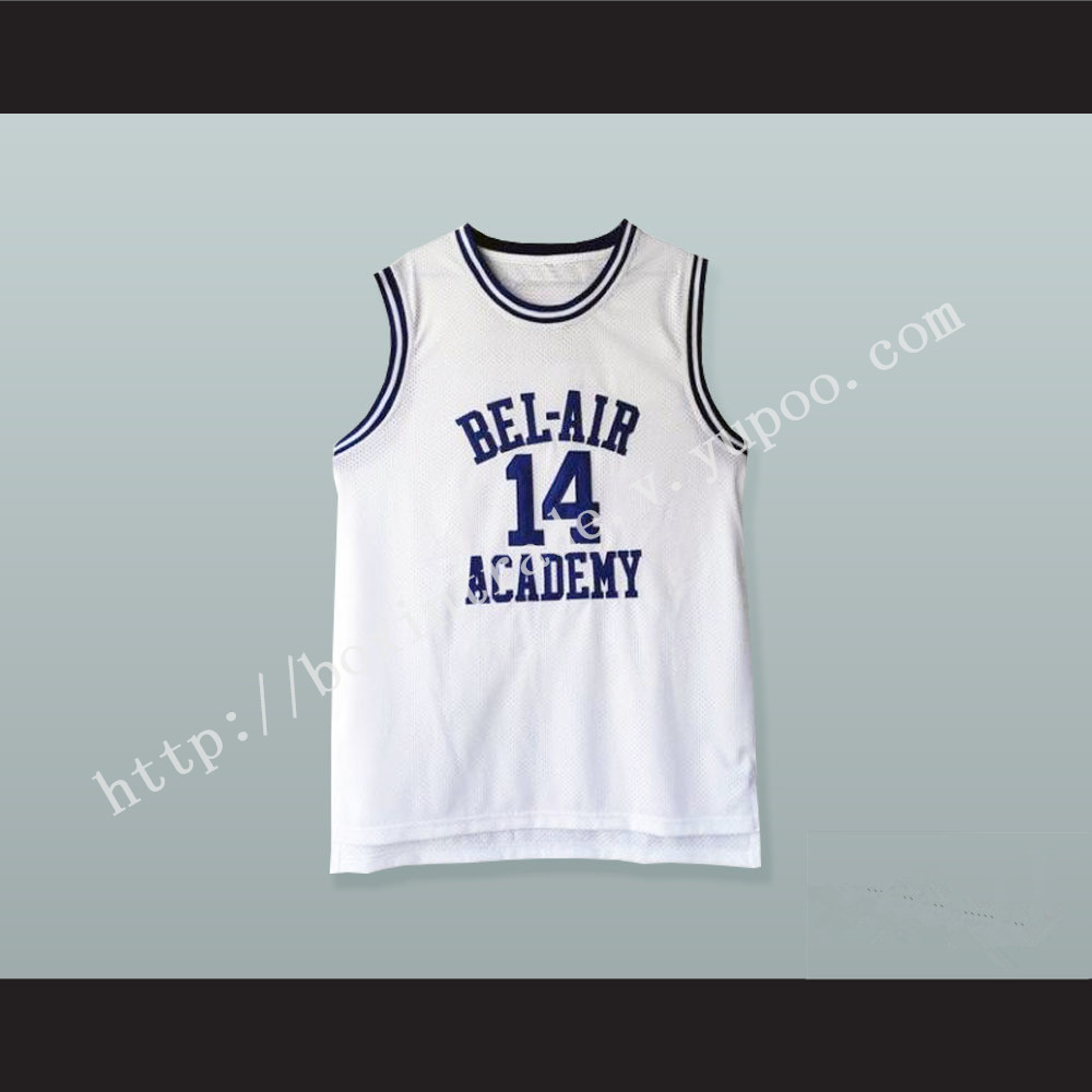 Will Smith 14 Bel-Air Academy White Basketball Jersey