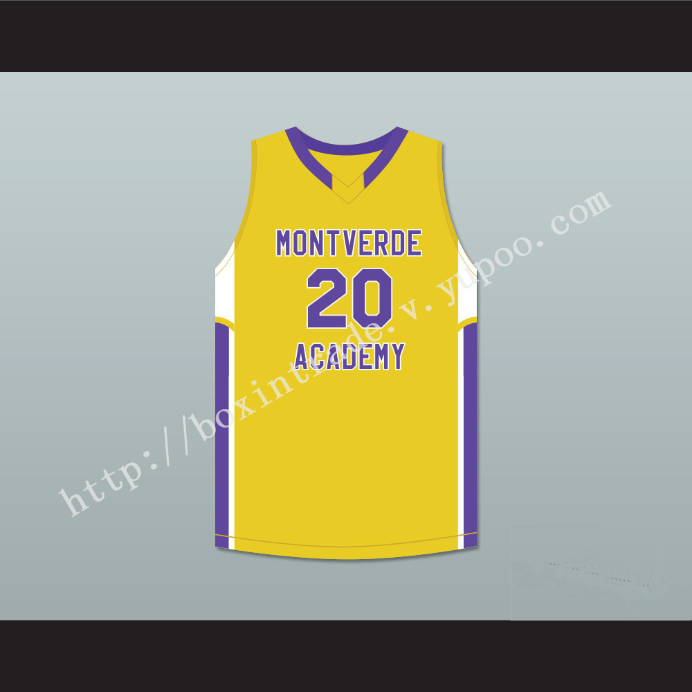 Ben Simmons 20 Montverde Academy Eagles Yellow Basketball Jersey