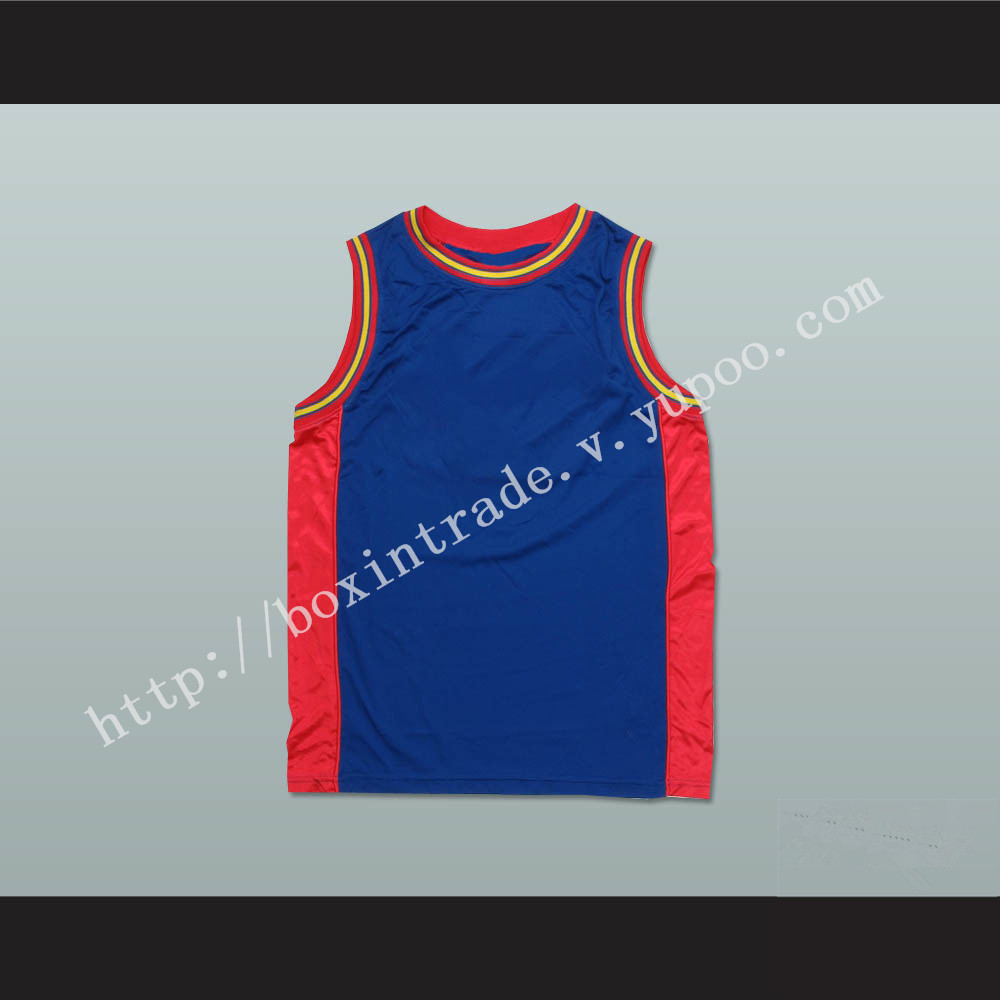 Plain Basketball Jersey Blue-Red-Yellow