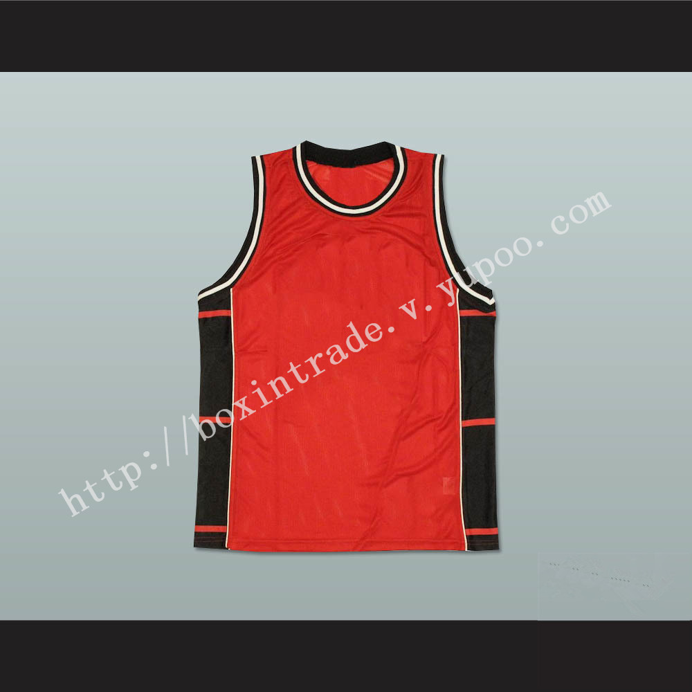 Plain Basketball Jersey Red-Black-White New