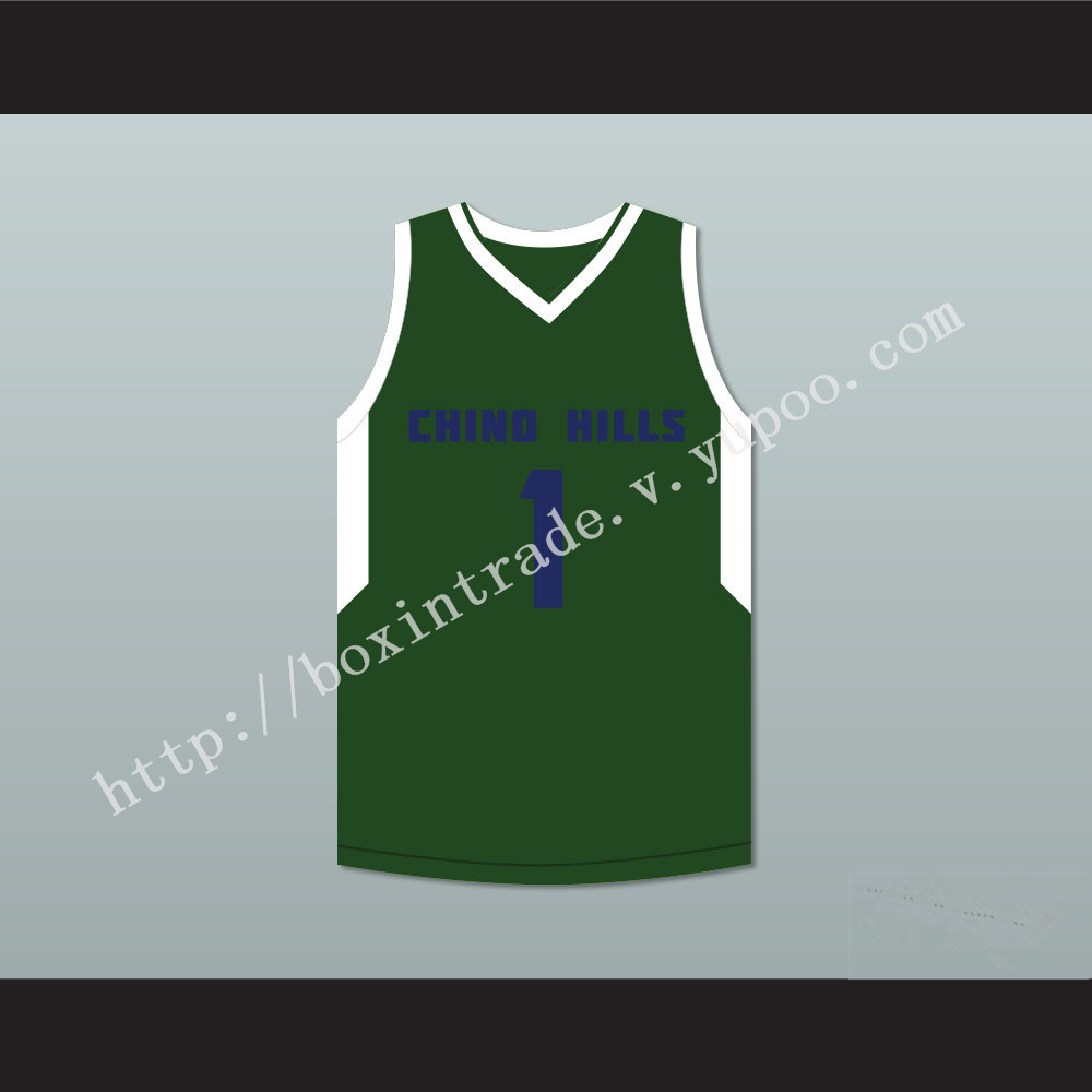 LaMelo Ball 1 Chino Hills High School Huskies Green Basketball Jersey