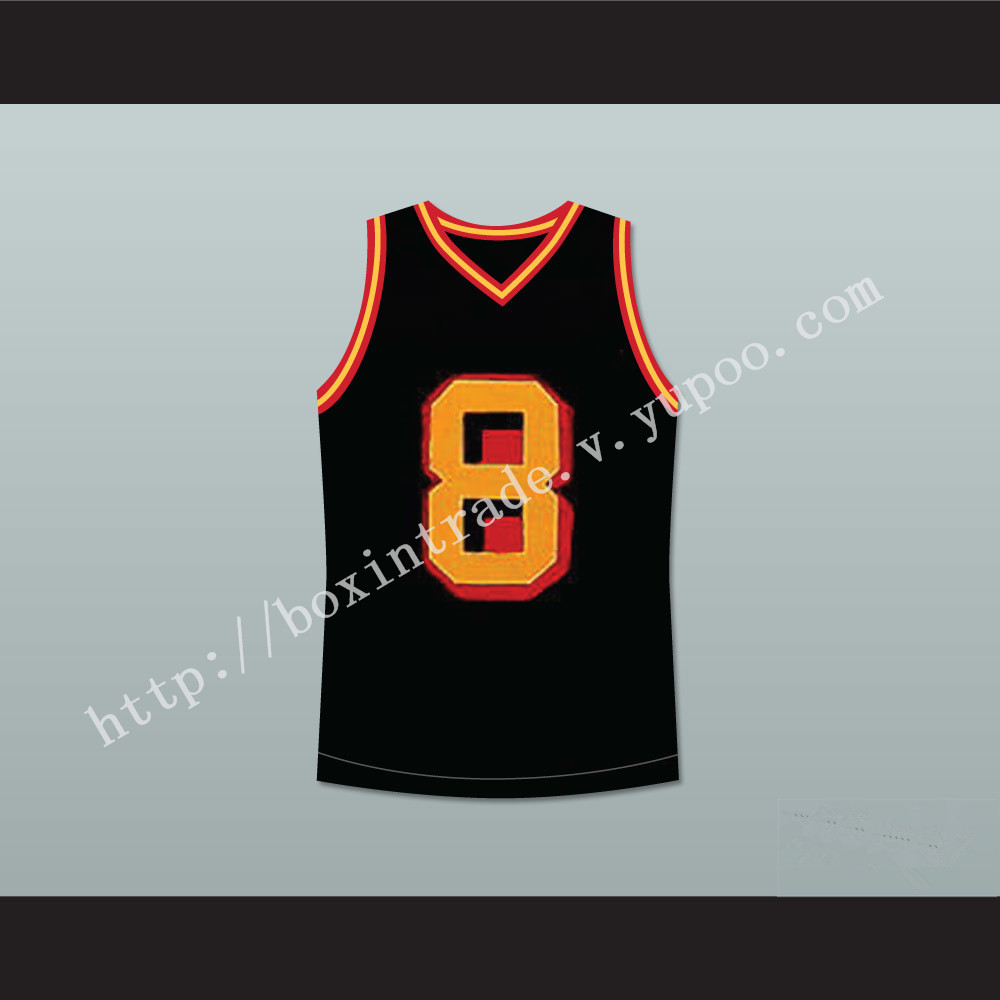 Smallville Clark Kent 8 Black Basketball Jersey