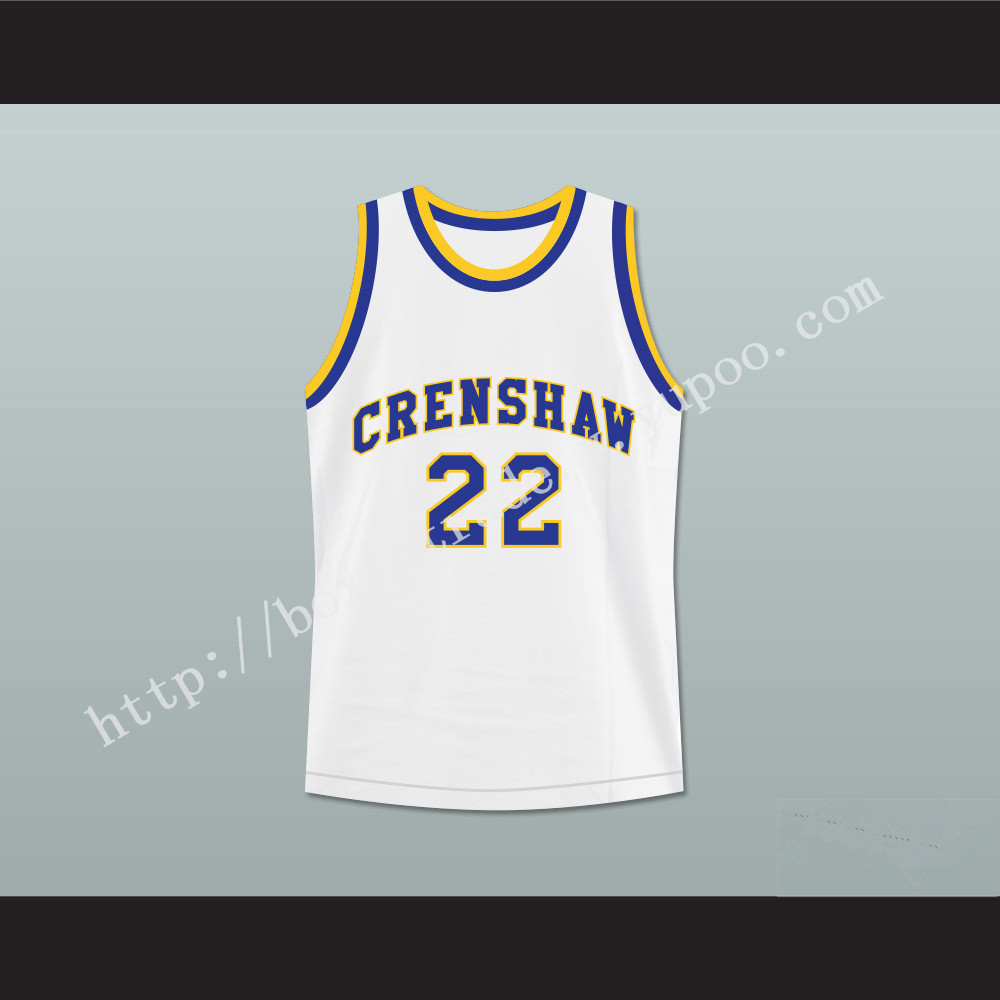 Quincy McCall 22 Crenshaw High School Basketball Jersey Love and Basketball