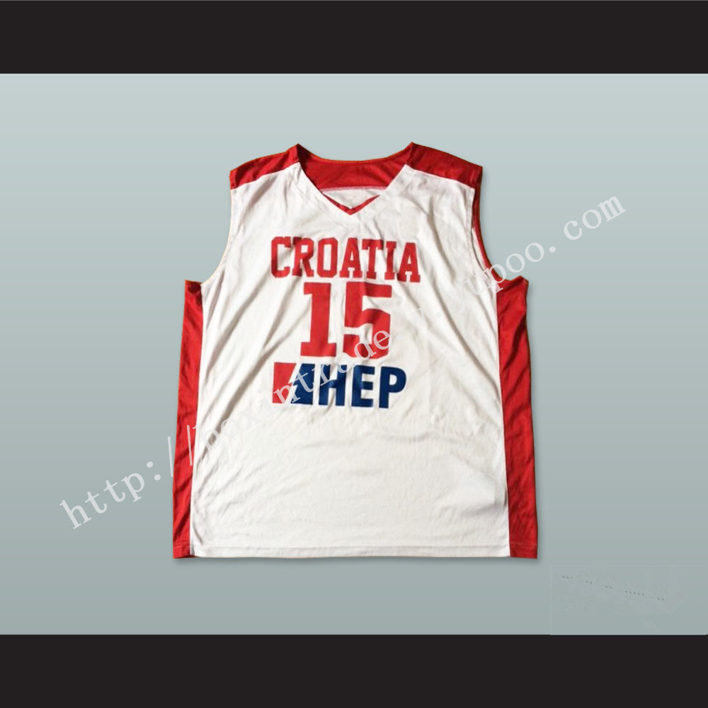 Croatia 15 National Team Basketball Jersey