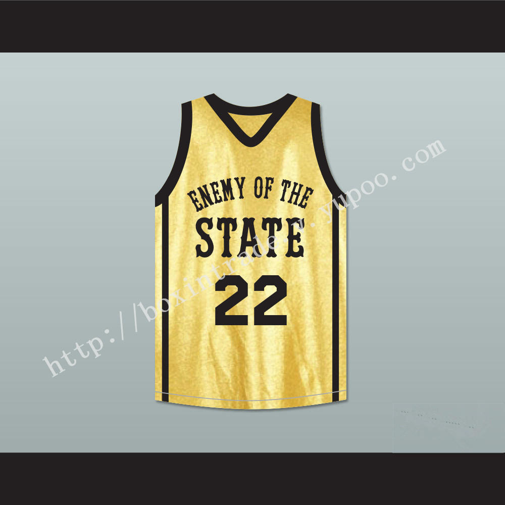 Marcello Thedford Big Man 22 Enemy Of The State Basketball Jersey Crossover