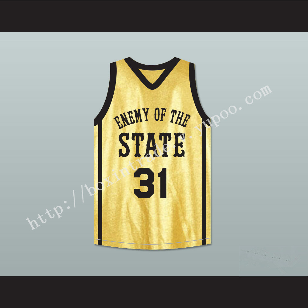 Jason Martin Double A 31 Enemy Of The State Basketball Jersey Crossover