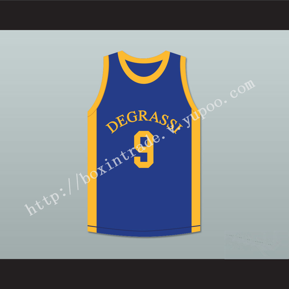 Jimmy Brooks 9 Degrassi Community School Panthers Basketball Jersey