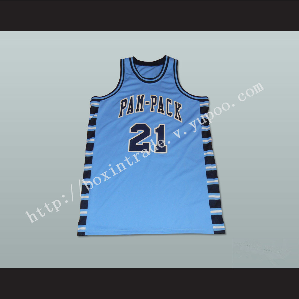 Dominique Wilkins 21 Washington High School Pam-Pack Basketball Jersey Any Player