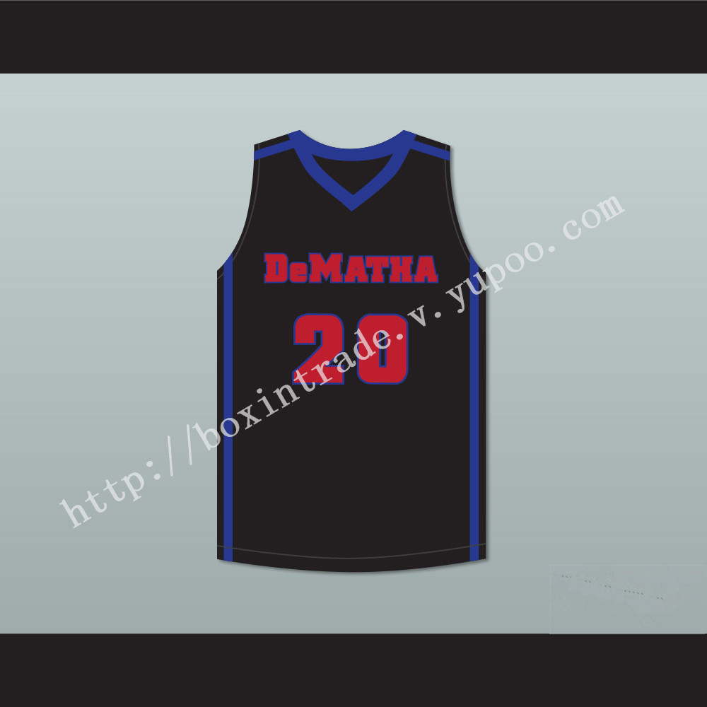 Markelle Fultz 20 DeMatha Stags Black Basketball Jersey