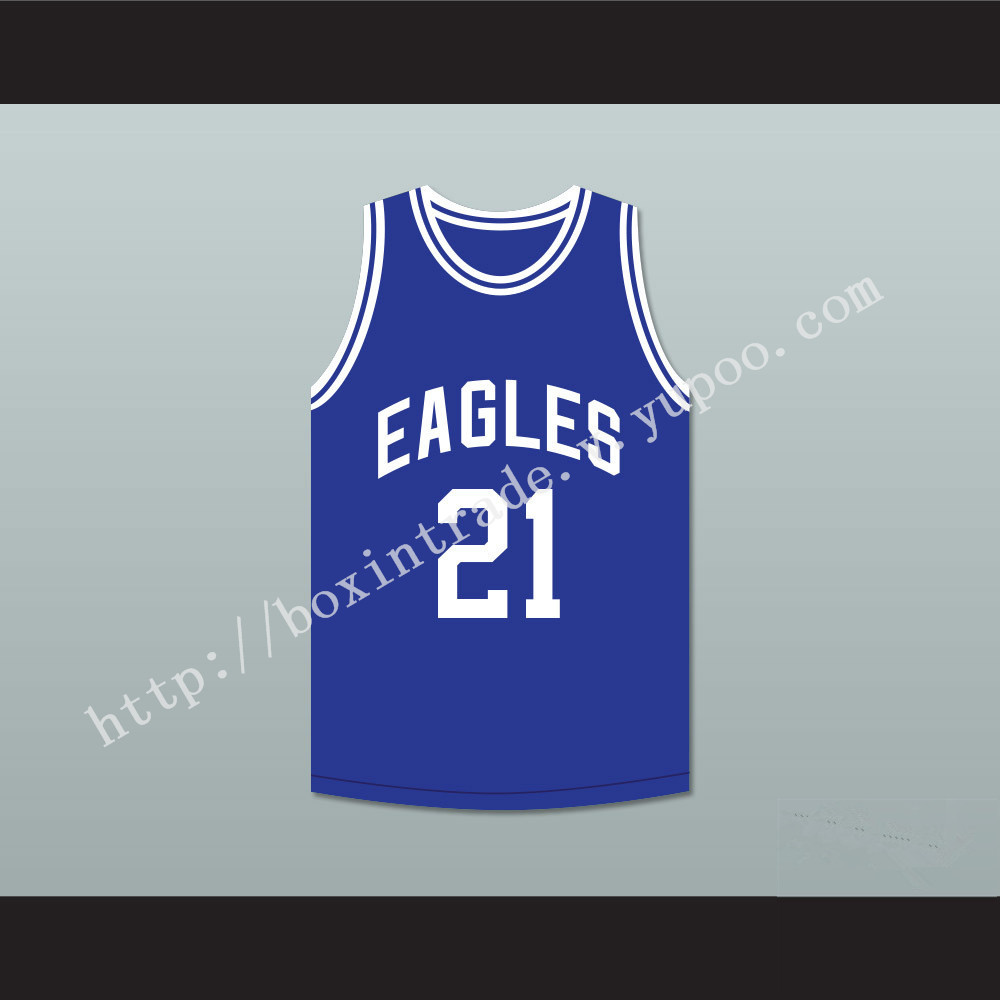 Tauheed Epps 2 Chainz 21 North Clayton High School Eagles Blue Basketball Jersey