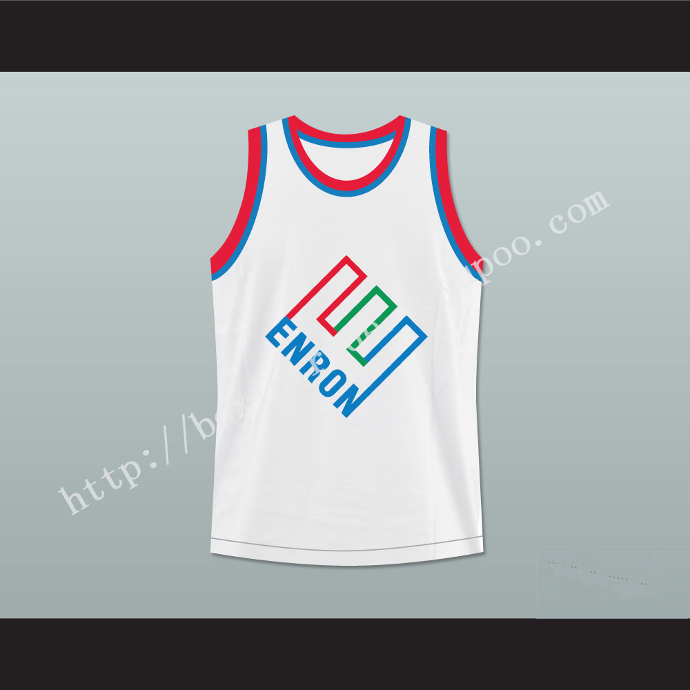 Kenneth Lay Enron Company Picnic Basketball Jersey Stitch Sewn