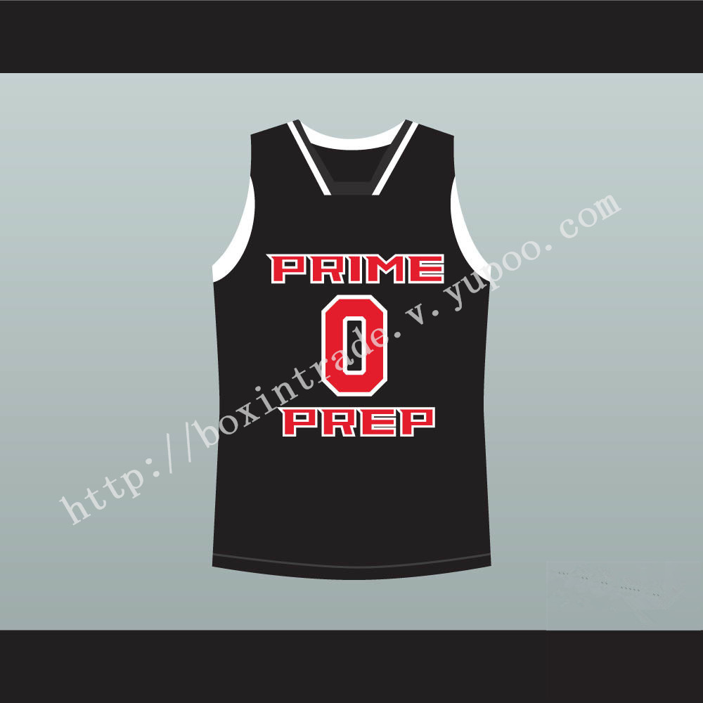 Emmanuel Mudiay Prime Prep Basketball Jersey Stitch Sewn Black