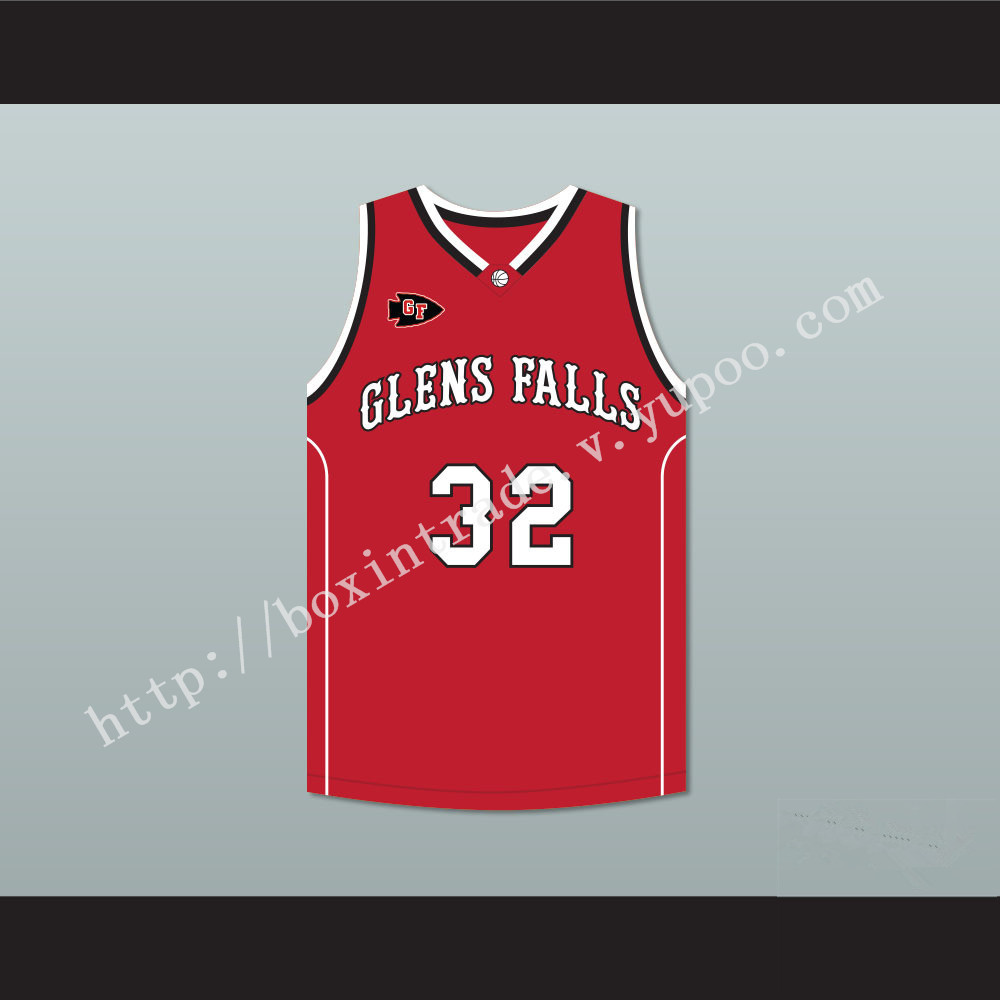 Jimmer Fredette 32 Glens Falls Indians Away Basketball Jersey with Patch